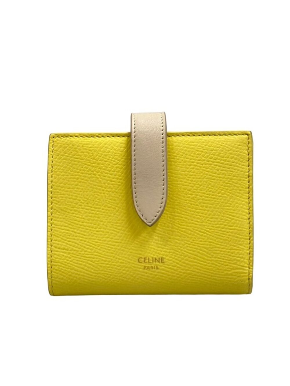Celine Bifold Wallet Yellow